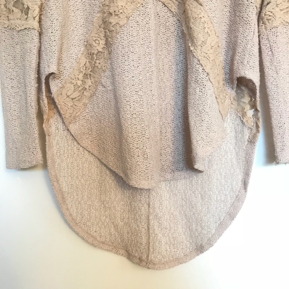 Free People Flying V Hacci sweater- EUC - Picture 5 of 8